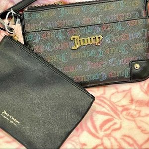 Juicy Couture Crossbody handbag and zipper pouch
